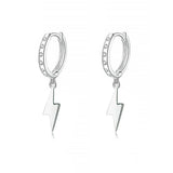 "Silver Lightning" Earrings - SophiaJewels