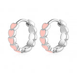 "Pink Hearts" Earrings - SophiaJewels