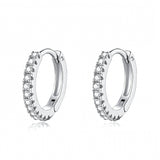 "Zirconia Hoops" Earrings - SophiaJewels