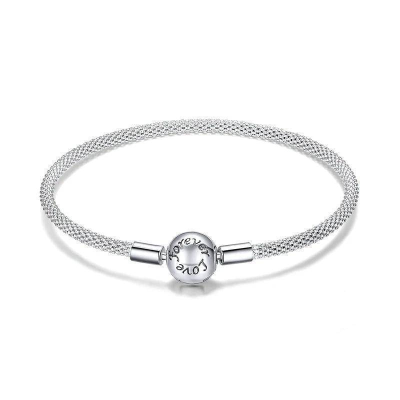 "Love Forever" Semi-rigid Bracelet BASE Bead - SophiaJewels