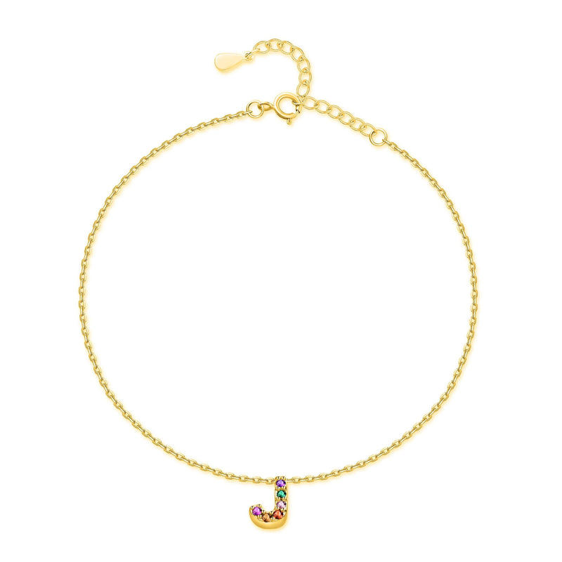 "Shinny Initial" Bracelet - SophiaJewels