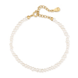 "Ballet Pink Pearls" Bracelet ~ Gold - SophiaJewels