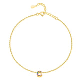 "Initial" Anklet ~ Gold - SophiaJewels