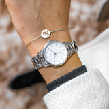 "California" Watch ~ SilverWhite - SophiaJewels