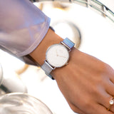 "Juliet" Watch ~ SilverWhite - SophiaJewels