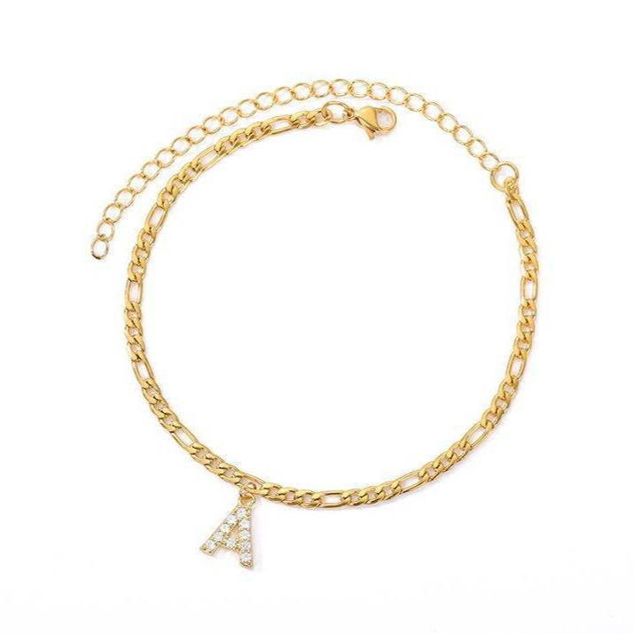 "Initial" Anklet - SophiaJewels