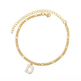 "Initial" Anklet - SophiaJewels