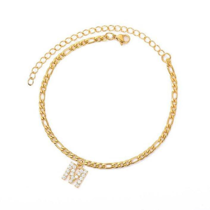 "Initial" Anklet - SophiaJewels